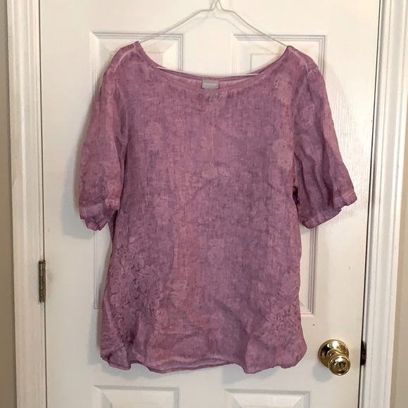 Light purple/like new/100% Linen - Picture 1 of 4
